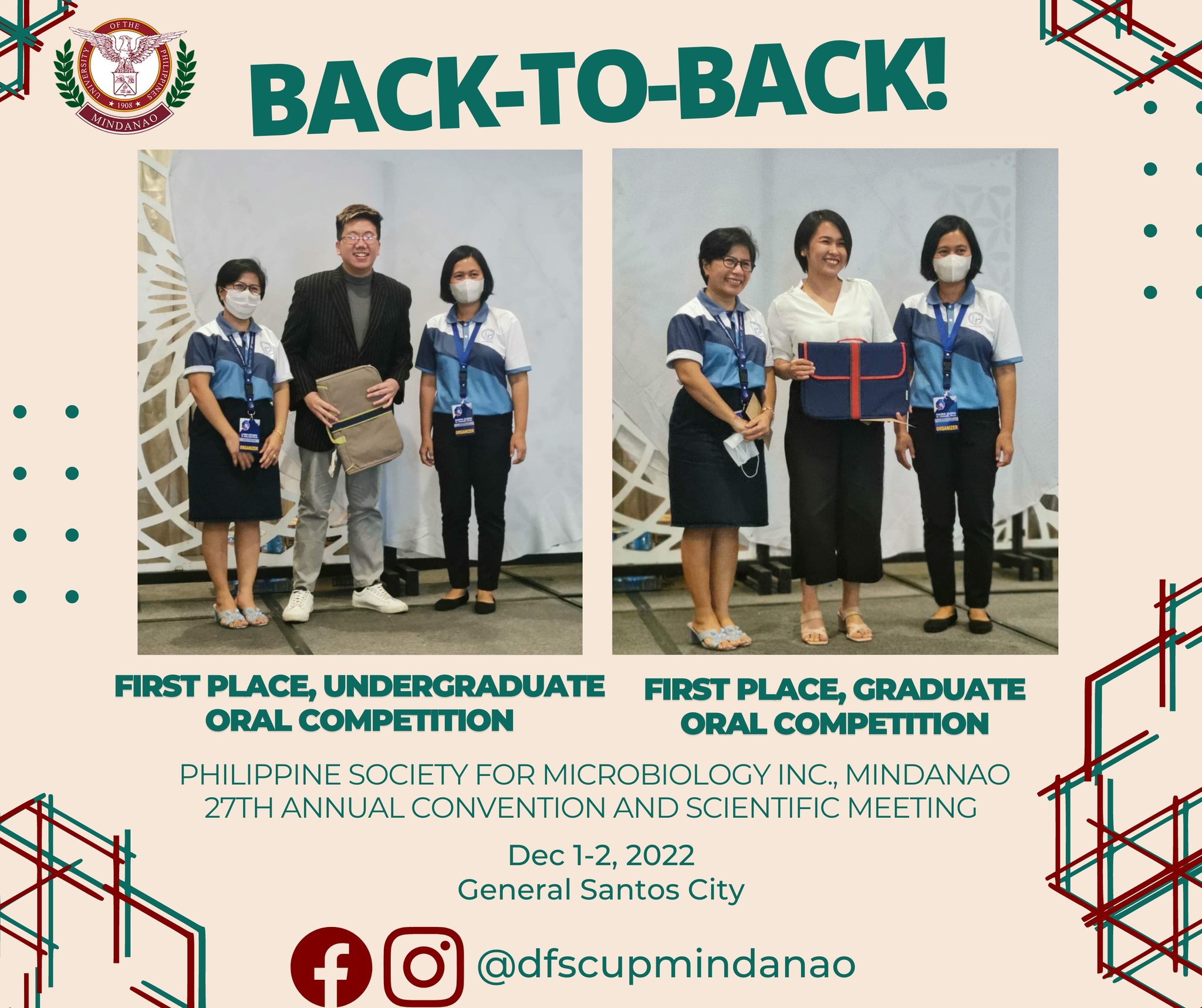 Philippine Society for Microbiology, Inc. Mindanao 27th Annual Convention and Scientific Meeting